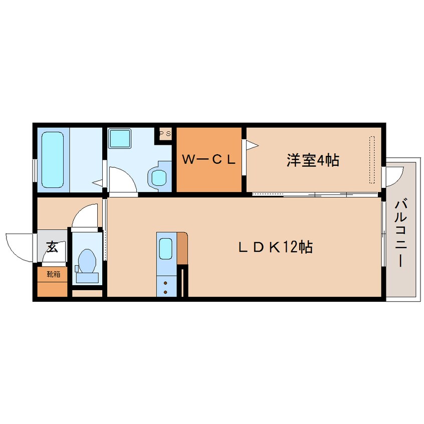 間取図 近鉄難波線・奈良線/近鉄奈良駅 徒歩11分 2階 築9年