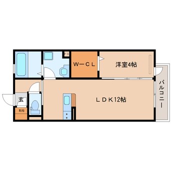 間取図 近鉄難波線・奈良線/近鉄奈良駅 徒歩11分 2階 築9年