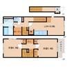 大和路線・関西本線/木津駅 徒歩15分 1-3階 築10年 2LDKの間取り