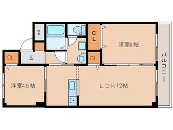 間取図 大和路線・関西本線/奈良駅 徒歩19分 1階 築33年