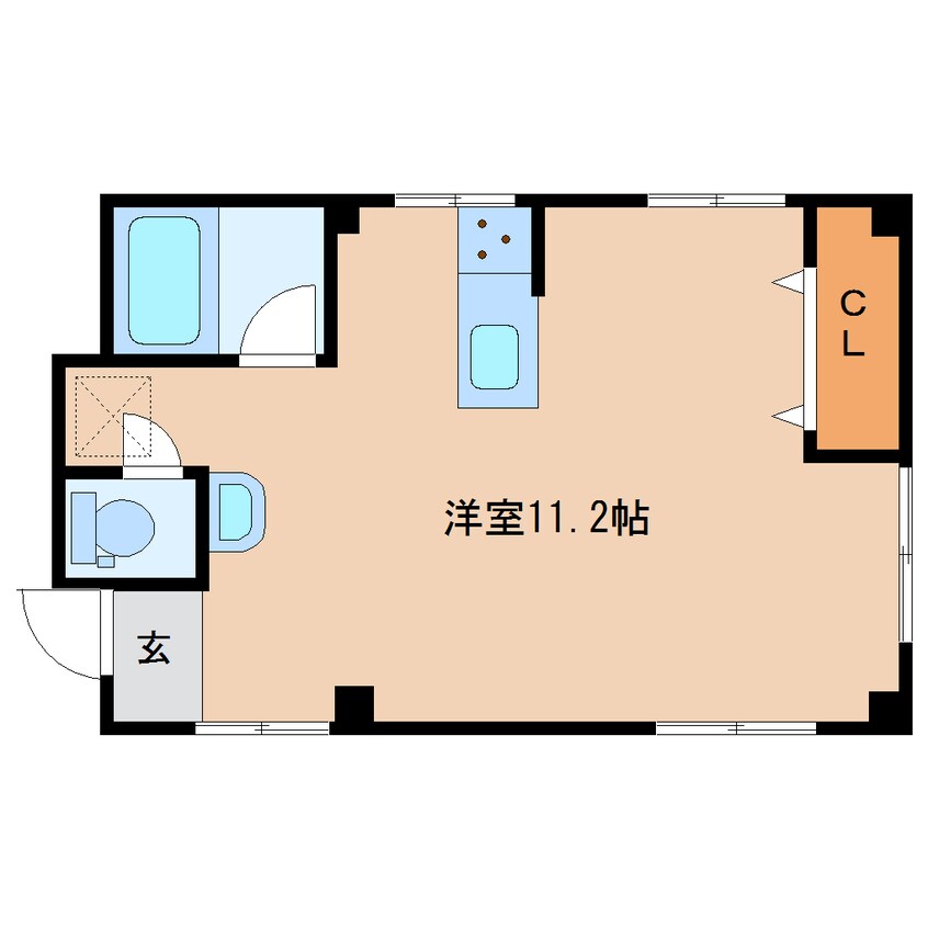 間取図 近鉄難波線・奈良線/近鉄奈良駅 徒歩1分 2階 築54年