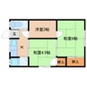近鉄難波線・奈良線/近鉄奈良駅 徒歩13分 2階 築53年 3Kの間取り