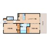大和路線・関西本線/木津駅 徒歩5分 1階 築8年 2LDKの間取り