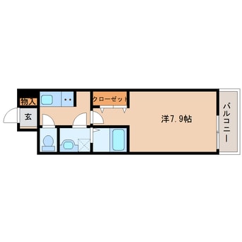 間取図 近鉄難波線・奈良線/近鉄奈良駅 バス20分大和ハウス下車:停歩8分 3階 築8年