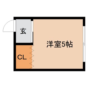 間取図 近鉄難波線・奈良線/近鉄奈良駅 徒歩3分 2階 築49年