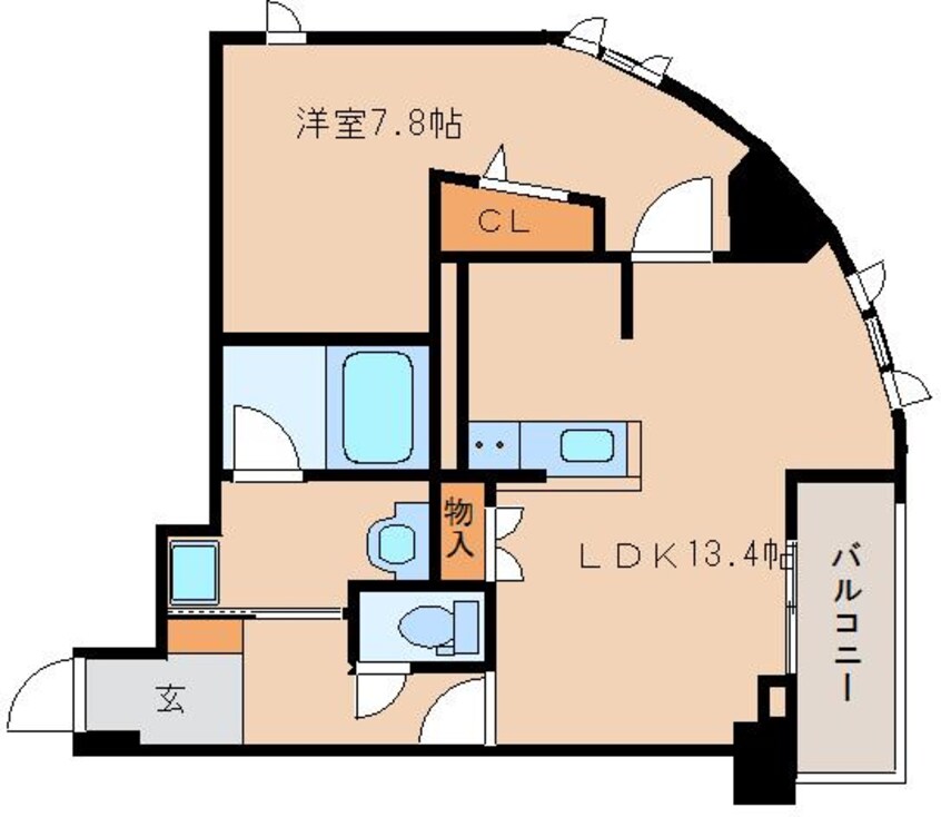 間取図 奈良線/奈良駅 徒歩7分 2階 築6年