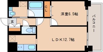 間取図 奈良線/奈良駅 徒歩7分 5階 築6年