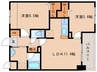 奈良線/奈良駅 徒歩7分 7階 築7年 2LDKの間取り