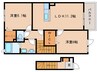 近鉄難波線・奈良線/新大宮駅 徒歩20分 2階 築6年 2LDKの間取り