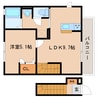 近鉄難波線・奈良線/近鉄奈良駅 徒歩11分 2階 築4年 1LDKの間取り