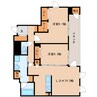 奈良線/奈良駅 徒歩12分 4階 築4年 2LDKの間取り