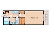 近鉄難波線・奈良線/新大宮駅 徒歩13分 2階 築5年 1Kの間取り