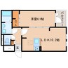 大和路線・関西本線/木津駅 徒歩17分 1階 築4年 1LDKの間取り
