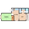 近鉄難波線・奈良線/近鉄奈良駅 徒歩16分 3階 築36年 1DK+Sの間取り