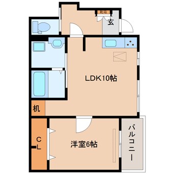 間取図 大和路線・関西本線/奈良駅 バス9分北神殿下車:停歩6分 1階 築3年