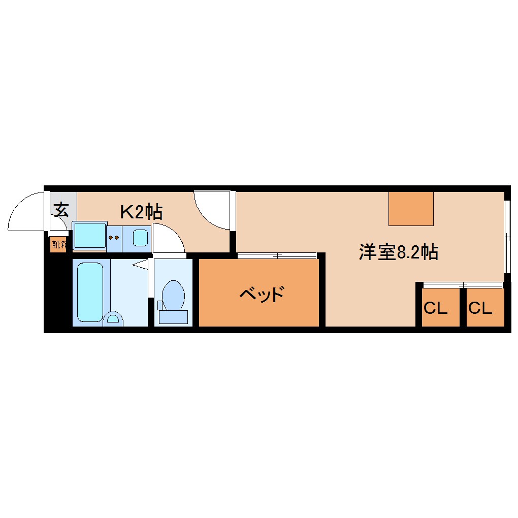 間取り図 奈良線/木津駅 徒歩6分 2階 築15年