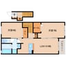 大和路線・関西本線/木津駅 バス:5分:停歩2分 2階 築浅 2LDKの間取り