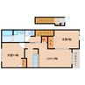 奈良線/棚倉駅 徒歩6分 2階 築16年 2LDKの間取り