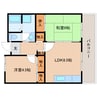 近鉄難波線・奈良線/近鉄奈良駅 バス:9分:停歩5分 2階 築34年 2LDKの間取り