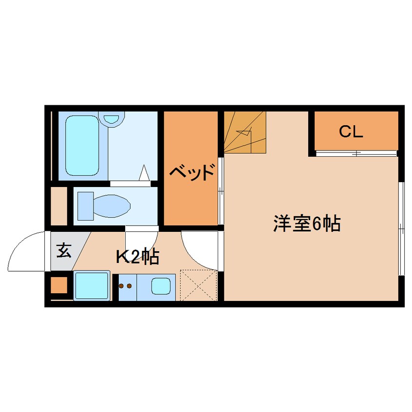 間取図 大和路線・関西本線/平城山駅 徒歩4分 1階 築22年