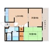 奈良線/棚倉駅 徒歩3分 2階 築18年 2LDKの間取り