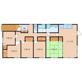 間取図 近鉄京都線/近鉄奈良駅 徒歩15分 2階 築24年