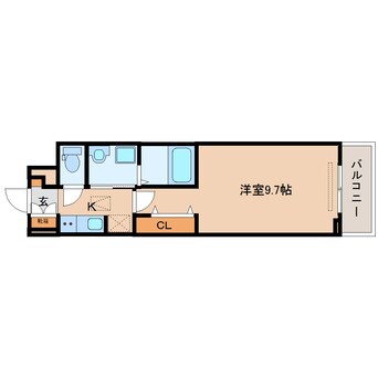 間取図 近鉄難波線・奈良線/近鉄奈良駅 徒歩9分 1階 築2年