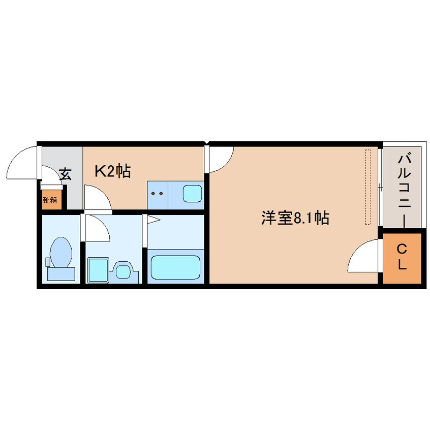 間取図 大和路線・関西本線/加茂駅 徒歩3分 1階 築7年