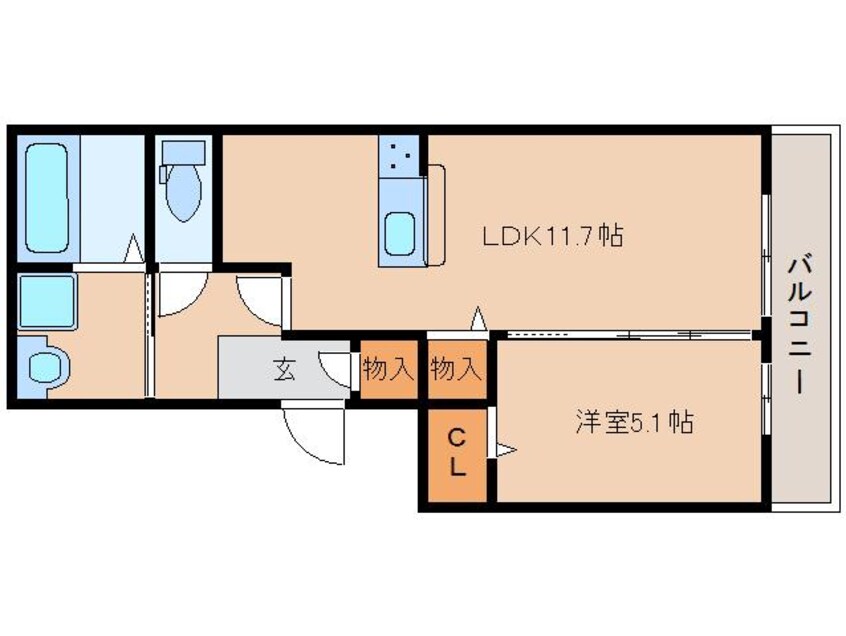 間取図 大和路線・関西本線/奈良駅 徒歩14分 1階 1年未満