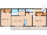 大和路線・関西本線/奈良駅 徒歩14分 1階 築浅 2LDKの間取り