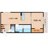 近鉄難波線・奈良線/近鉄奈良駅 バス:10分:停歩1分 2階 築浅 1LDKの間取り
