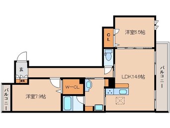 間取図 大和路線・関西本線/奈良駅 徒歩6分 1階 1年未満