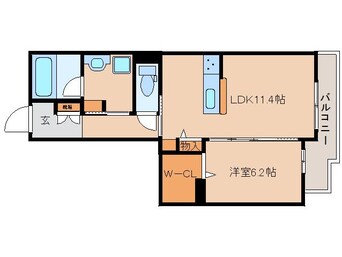 間取図 大和路線・関西本線/奈良駅 徒歩6分 4階 1年未満