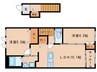 近鉄難波線・奈良線/近鉄奈良駅 バス:17分:停歩4分 2階 築4年 2LDKの間取り