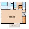 近鉄京都線/山田川駅 徒歩10分 2階 築20年 1Kの間取り