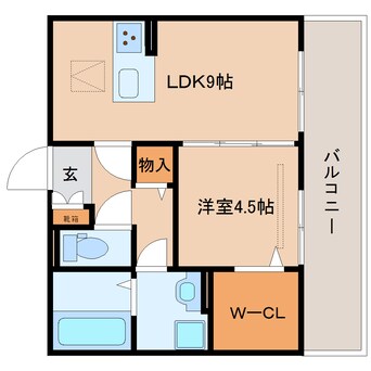 間取図 大和路線・関西本線/奈良駅 徒歩13分 1階 1年未満