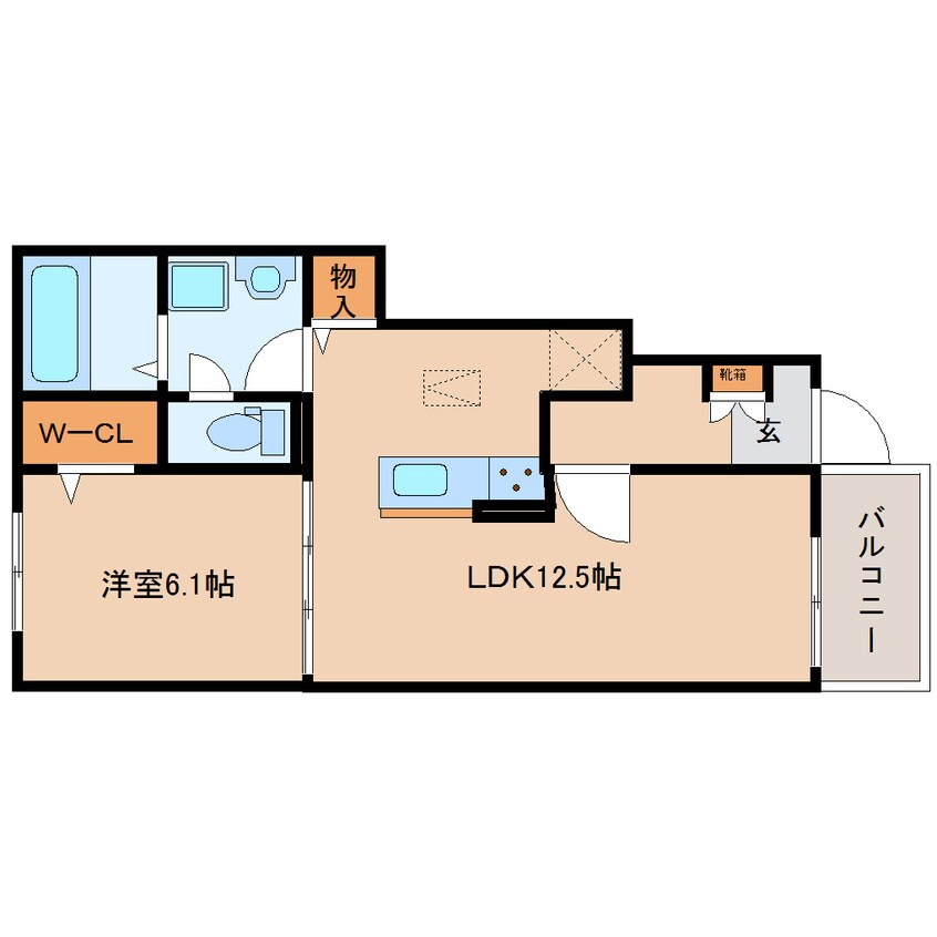 間取図 大和路線・関西本線/加茂駅 徒歩6分 1階 建築中