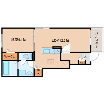 間取図 大和路線・関西本線/加茂駅 徒歩6分 1階 建築中