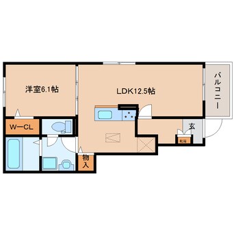 間取図 奈良線/棚倉駅 徒歩14分 1階 建築中