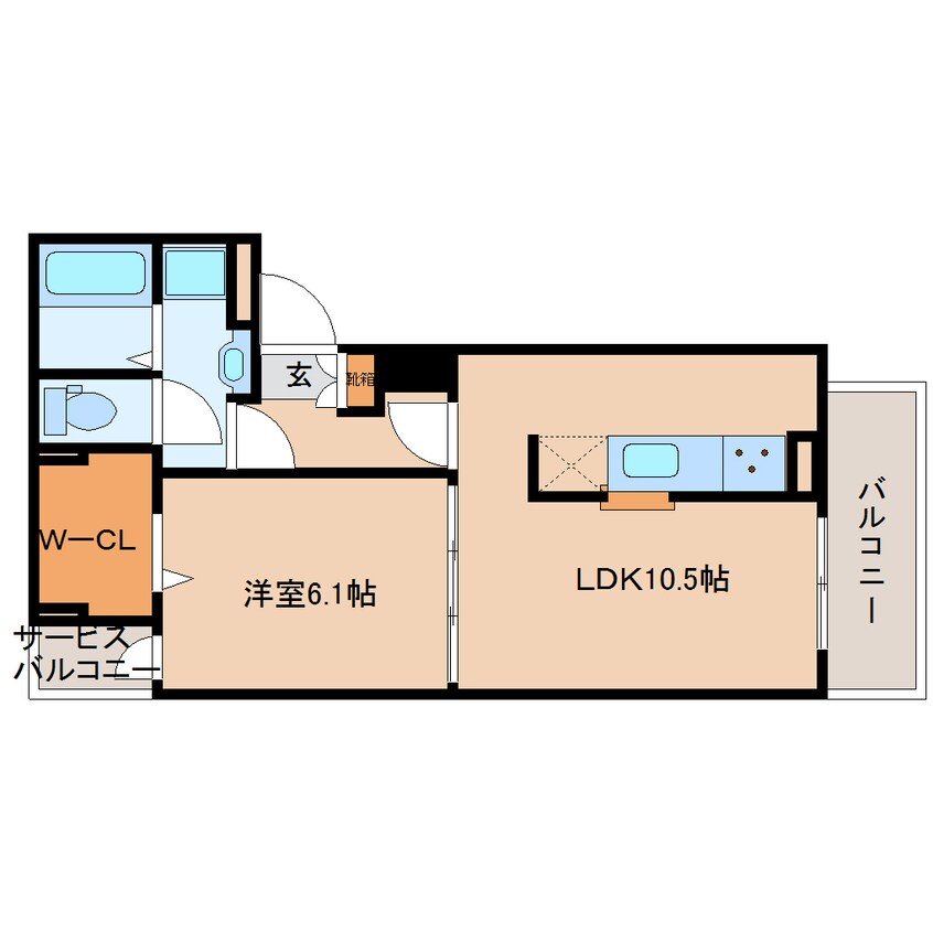 間取図 近鉄難波線・奈良線/近鉄奈良駅 バス18分辰市農協下車:停歩8分 2階 建築中