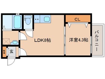 間取図 大和路線・関西本線/奈良駅 徒歩8分 2階 建築中