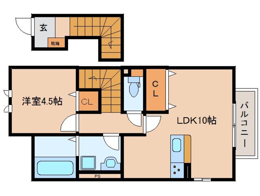 間取図 大和路線・関西本線/奈良駅 バス13分大安寺下車:停歩5分 2階 建築中