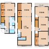 桜井線<万葉まほろば線>/京終駅 徒歩6分 1-3階 築33年 5LDKの間取り