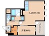 大和路線・関西本線/奈良駅 徒歩4分 2階 築浅 1LDKの間取り