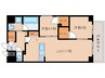 大和路線・関西本線/奈良駅 徒歩4分 3階 築浅 2LDKの間取り