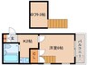 近鉄橿原線/尼ケ辻駅 徒歩13分 2階 築36年 1Kの間取り