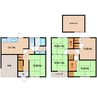 桜井線<万葉まほろば線>/京終駅 徒歩21分 1-2階 築44年 5DKの間取り