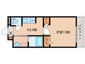 間取図 奈良線/奈良駅 徒歩13分 2階 1年未満