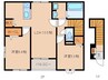 桜井線<万葉まほろば線>/帯解駅 徒歩24分 2階 1年未満 2LDKの間取り