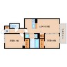 奈良線/木津駅 徒歩21分 1階 1年未満 2LDKの間取り